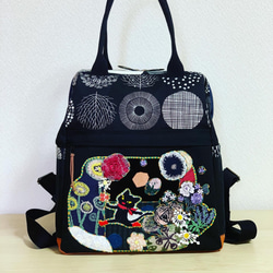 ミナペルホネン＊リュック＊ circle ＊ハンドメイド tambourine DAYPACK - minä perhonen