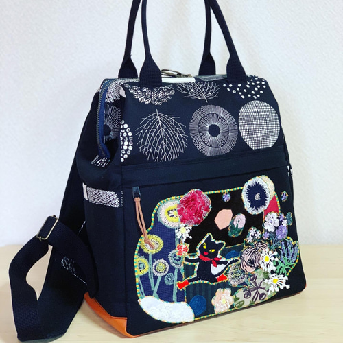 ば*ゆ様 50808B ミナペルホネンハーフハンドメイド　撥水加工リュック ば*ゆ様 50808B ミナペルホネンハーフハンドメイド 撥水加工