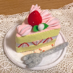 いちごのピンクホールケーキ 2枚目の画像