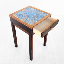 YOSEGIサイドテーブル (BLUE) 5枚目の画像