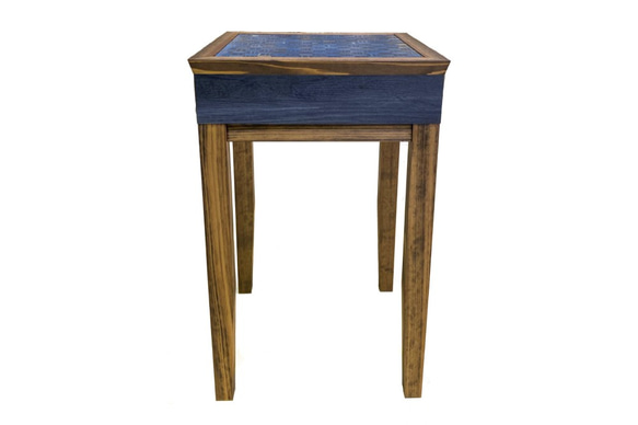 YOSEGIサイドテーブル (BLUE × BLUE) 3枚目の画像