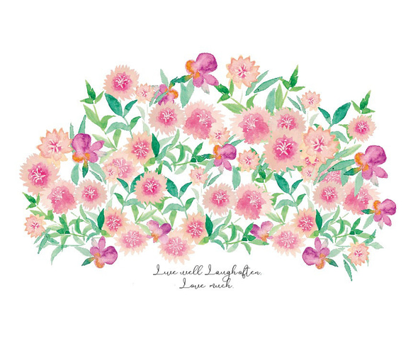 再販《ナデシコ》スッと壁に溶け込むウォールステッカー　※水濡れOK・テカリ無し 7枚目の画像