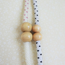 【kiko様専用】new　ビーズのマグネット羽織紐→クリップへ変更 7枚目の画像