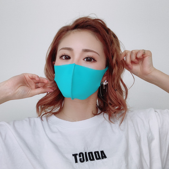 即発送‼︎抗ウイルス加工　3D立体マスク　選べるカラーバリエーション　UVカット　吸水速乾　日本製　オールシーズン　 9枚目の画像