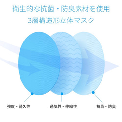 即納‼︎抗ウイルス加工　接触冷感　3D立体マスクUVカット　吸水速乾　選べるカラーバリエーション　日本製　オールシーズン 8枚目の画像