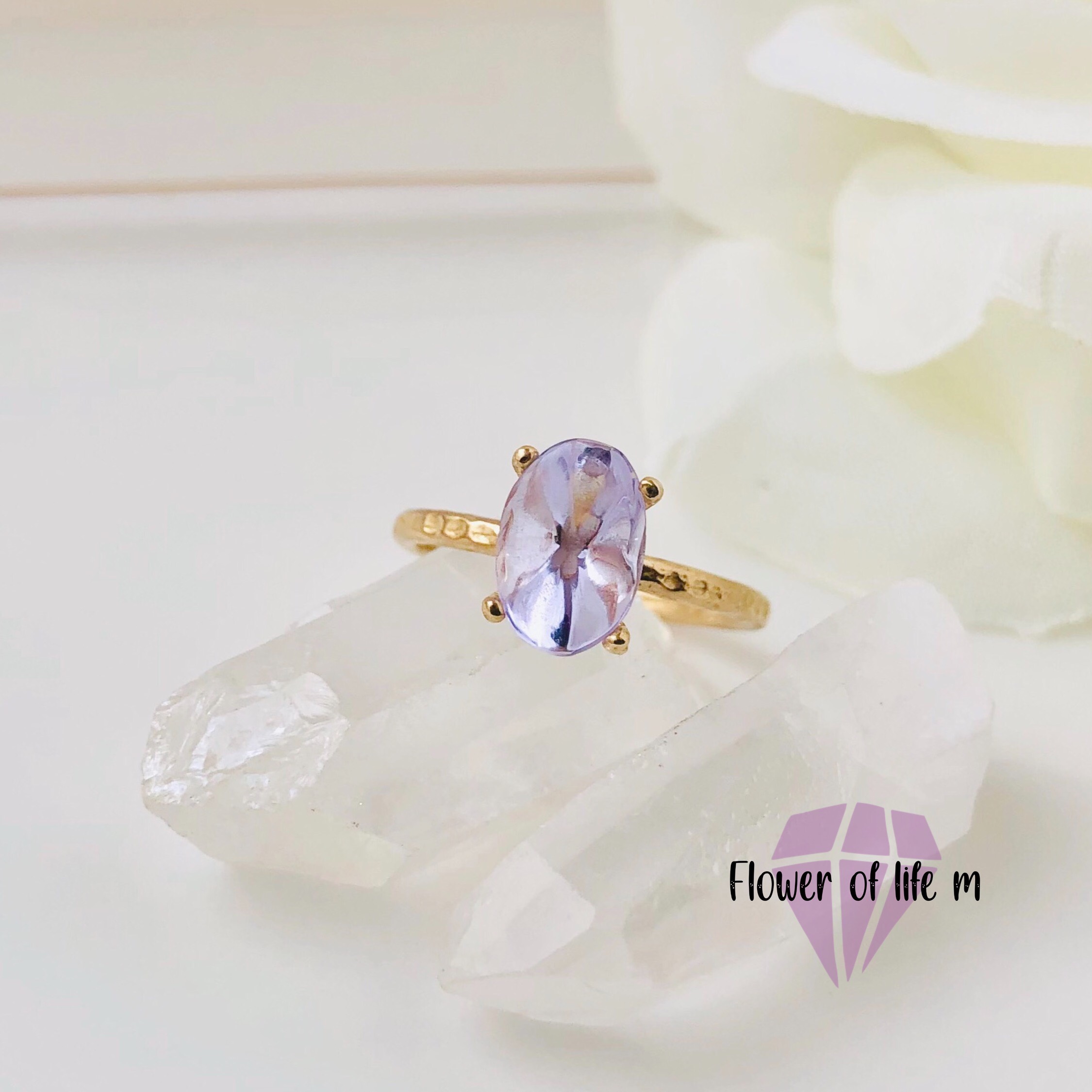 レムリアンゴールド アンダラクリスタル カラーチェンジ MUSE RING 