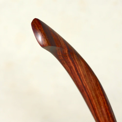 木製かんざし　アフリカ紫檀（パーロッサ）。 4枚目の画像