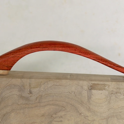 木製かんざし　ココボロ（ローズウッド）自然の色木の模様！ 2枚目の画像