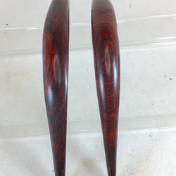 再販木のかんざし。２タイプから　紅木紫檀材　レッドサンダーウッド　小葉紫檀 3枚目の画像