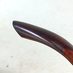 再販木のかんざし。２タイプから　紅木紫檀材　レッドサンダーウッド　小葉紫檀 5枚目の画像
