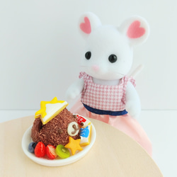 ミニチュア こどもの日 くまのケーキ 5枚目の画像