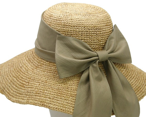 麦わら帽子【ラフィア×リボン】 ハット 帽子工房『麦』 通販 10034130