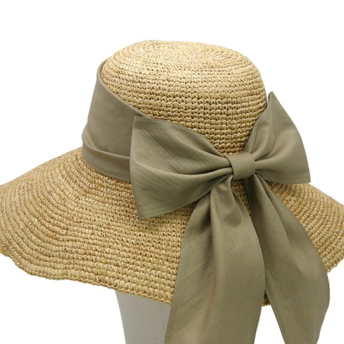 麦わら帽子【ラフィア×リボン】 ハット 帽子工房『麦』 通販 10034130