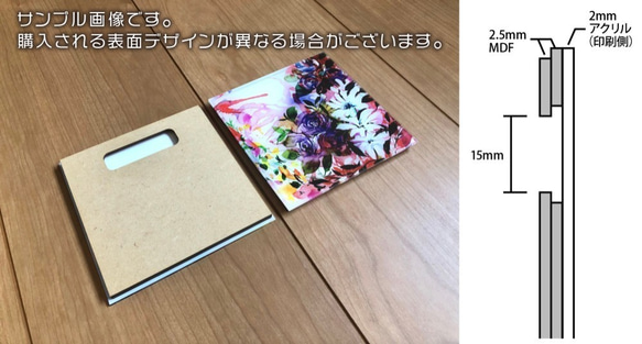 【受注生産・送料無料】アクリルアートパネル【ミニチュアガーデン_2020_92】インテリア 4枚目の画像