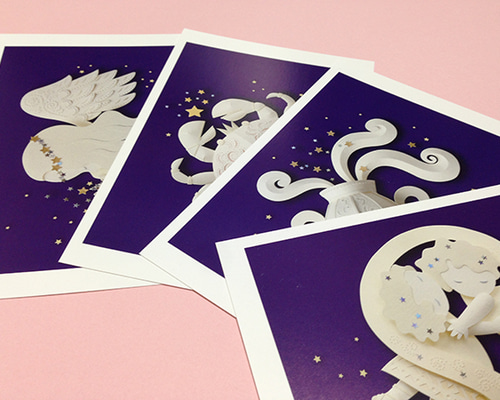 ★ 特典⑫ ★  ポストカード、ペーパー TF ポストカード ビジットパス柄 (07100102)