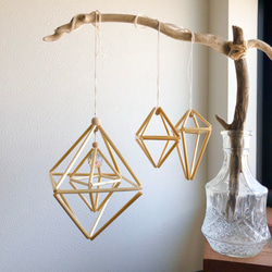 ヒンメリサンキャッチャー 光のモビール3点set サンキャッチャー