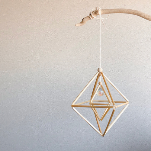 ヒンメリサンキャッチャー 光のモビール3点set サンキャッチャー