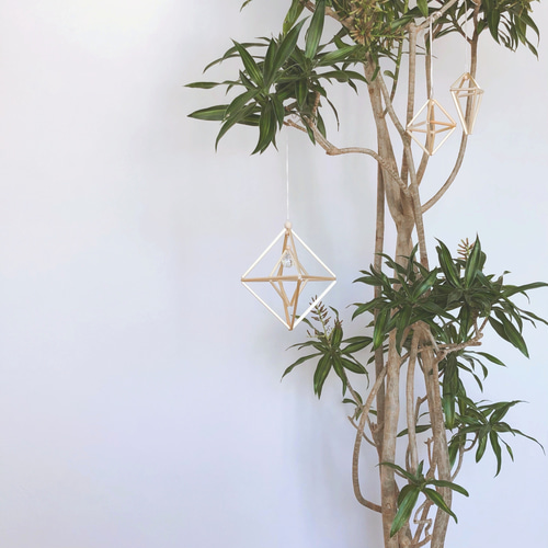 ヒンメリサンキャッチャー 光のモビール3点set サンキャッチャー