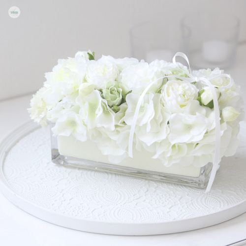 造花用フラワーベース フリル ホワイト 造花用フラワーベース フリル ホワイト 【公式通販】