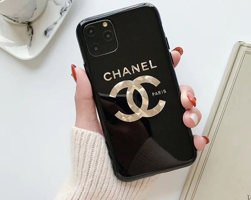 CHANEL iPhoneケース　シャネル フォン ケース - グレインド シャイニー カーフスキン、ブルー