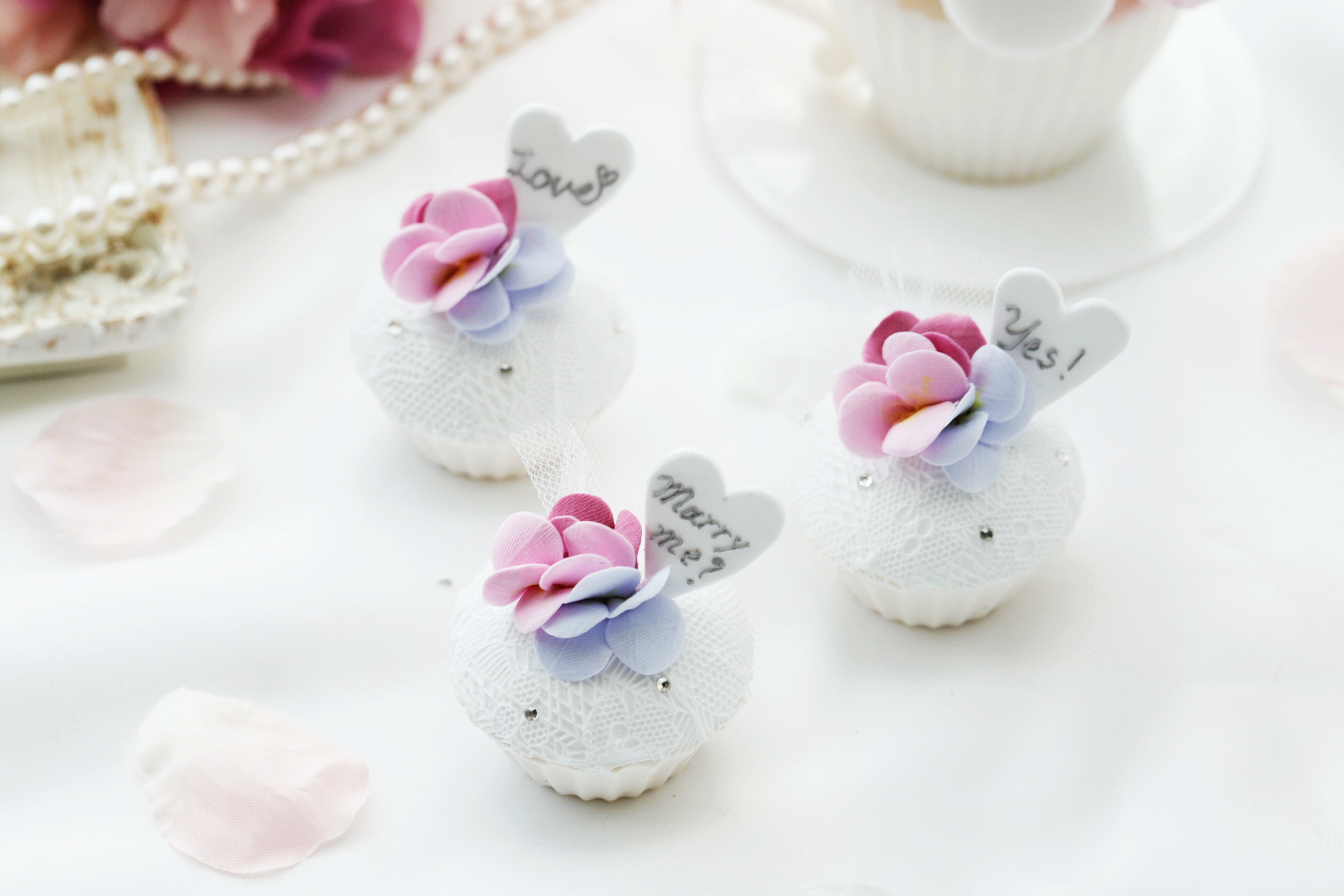 Marry me…？カップケーキ（3個セット）