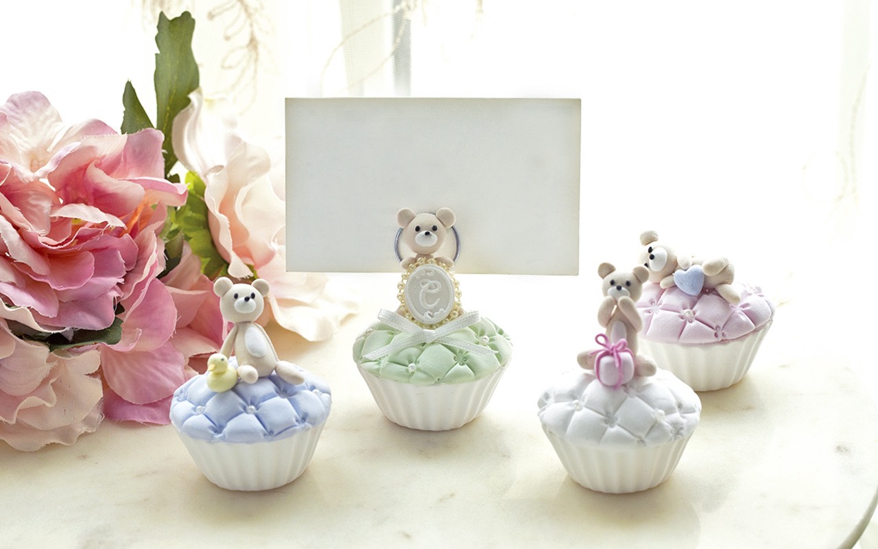 クマさんカップケーキメモスタンド