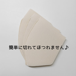 3枚セット♪会話と呼吸が楽々♪洗えてサイズも調整できるインナーマスク♪汗＆お化粧崩れ対策にもピッタリ 9枚目の画像