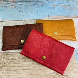 ☆受注生産☆ 渓流ルアーワレット ブラウン 本革 トラウト レザー