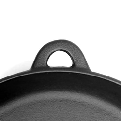 南部鉄器 ダッチオーブン スキレット フライパン24cm（鉄蓋付） 日本製 ガス・IH対応 アウトドア キャンプ 6枚目の画像