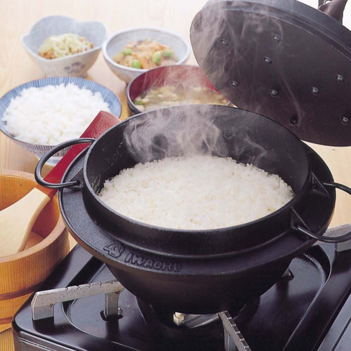 南部鉄ごはん鍋 「キャンプでアウトドアでお家でおいしく炊けるセット」