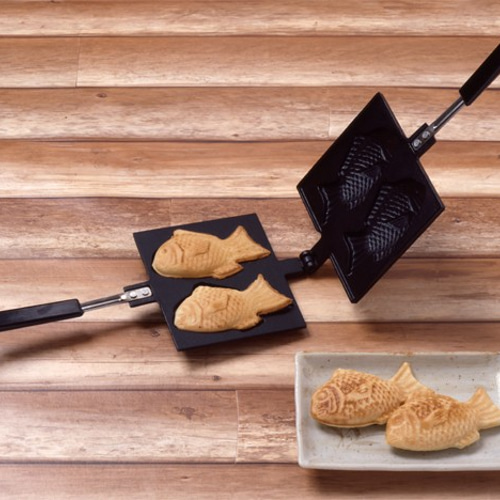 お取り寄せ】南部鉄器 菓子器 たいやき 2個焼 レシピ付 日本製 その他  