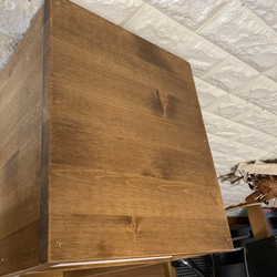 【2大特別特典付き】天然木材仕様サイドテーブル 収納棚 ベッドテーブル 6枚目の画像