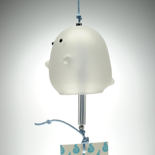 創作ガラス風鈴「オバケちゃん風鈴」14 風鈴 マキノグラススタジオ