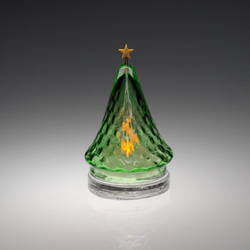 「小さな星のクリスマスツリー」２(LEDキャンドルホルダー、アロマストーンホルダー） 1枚目の画像