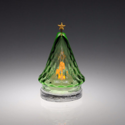 「小さな星のクリスマスツリー」３(LEDキャンドルホルダー、アロマストーンホルダー） 1枚目の画像