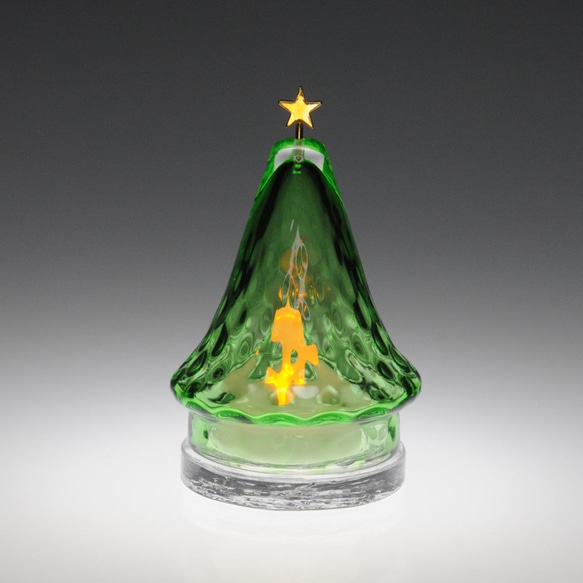 「小さな星のクリスマスツリー」8(LEDキャンドルホルダー、アロマストーンホルダー） 1枚目の画像
