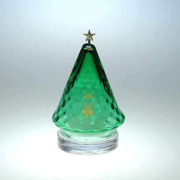 「小さな星のクリスマスツリー」21(LEDキャンドルホルダー、アロマストーンホルダー） 1枚目の画像
