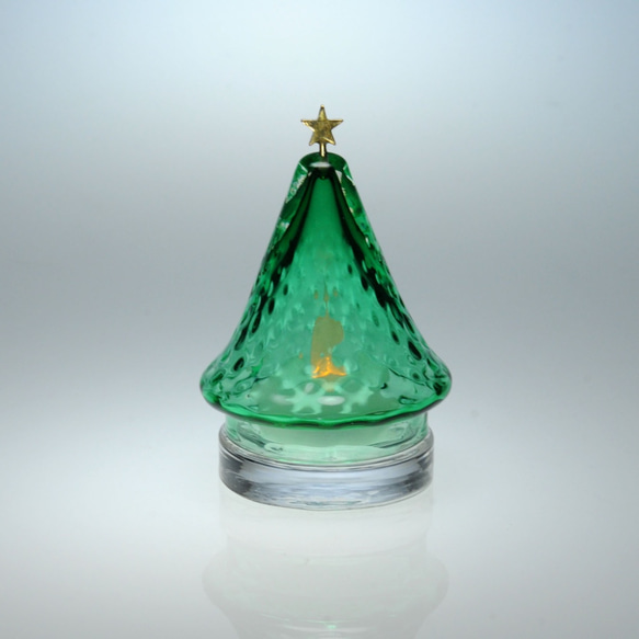「小さな星のクリスマスツリー」23(LEDキャンドルホルダー、アロマストーンホルダー） 1枚目の画像