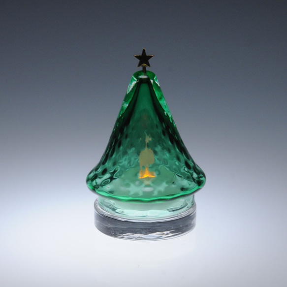 「小さな星のクリスマスツリー」23(LEDキャンドルホルダー、アロマストーンホルダー） 2枚目の画像