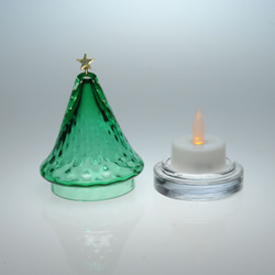 「小さな星のクリスマスツリー」23(LEDキャンドルホルダー、アロマストーンホルダー） 3枚目の画像