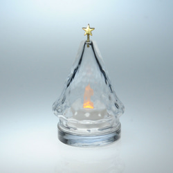 「小さな星のクリスマスツリー」24(LEDキャンドルホルダー、アロマストーンホルダー） 1枚目の画像