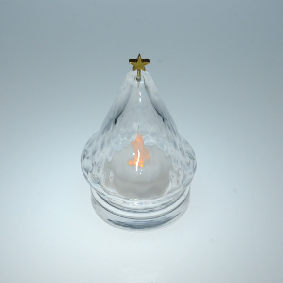 「小さな星のクリスマスツリー」24(LEDキャンドルホルダー、アロマストーンホルダー） 3枚目の画像