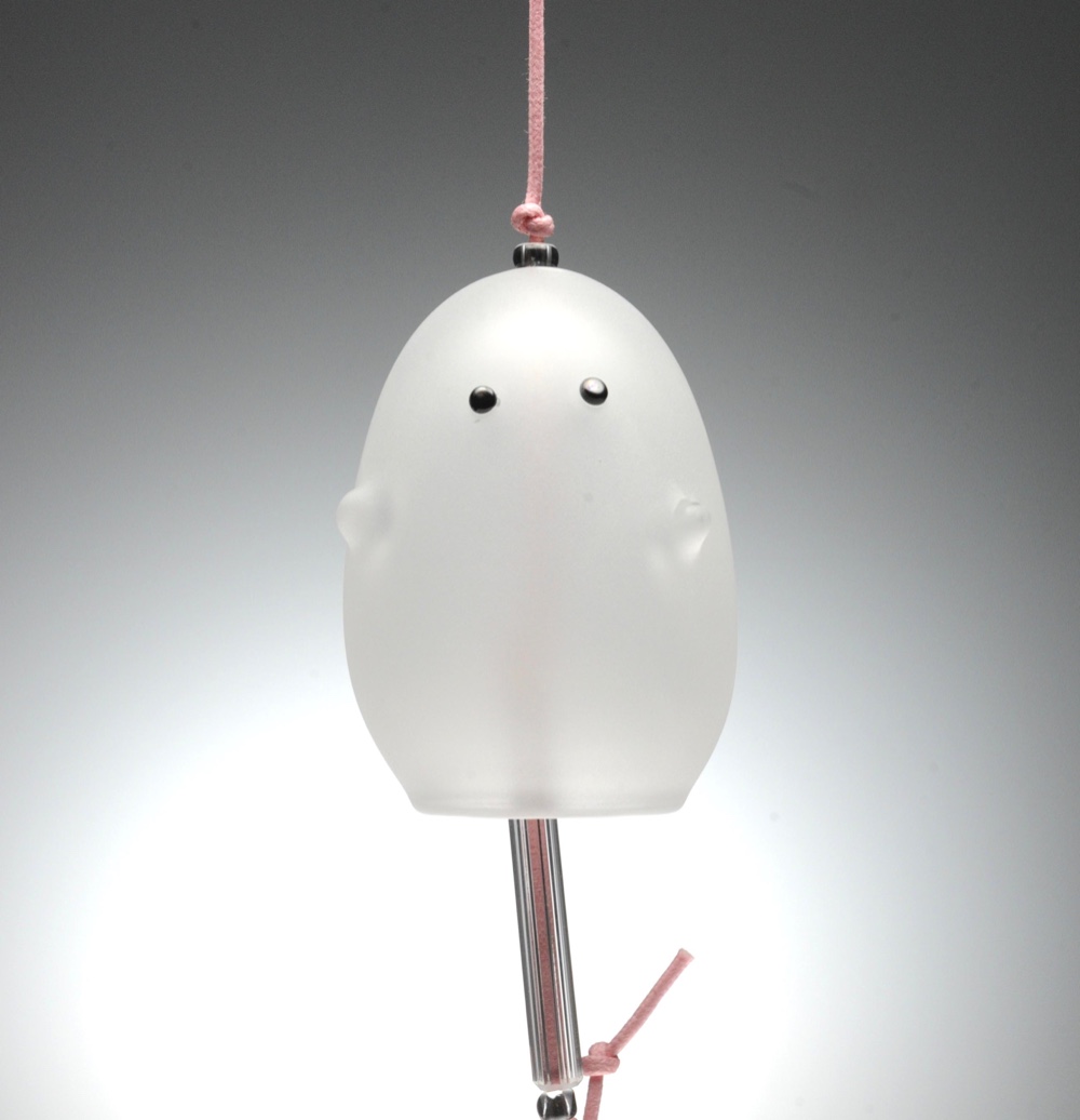 創作ガラス風鈴「オバケちゃん風鈴」7 風鈴 マキノグラス