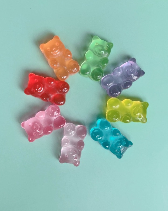 デコパーツ ベアグミ 8個入り デコパーツ デコパーツ SUZU 通販 11464990