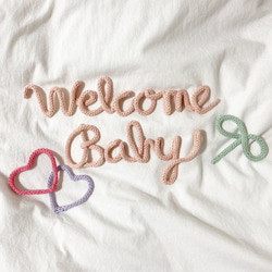 Welcomebaby       ウールレター 2枚目の画像