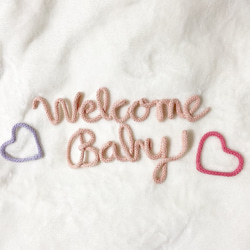 Welcomebaby       ウールレター 3枚目の画像