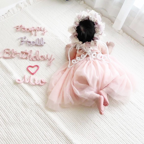 happyhalf birthday ウールレター 雑貨・その他 anemone 通販
