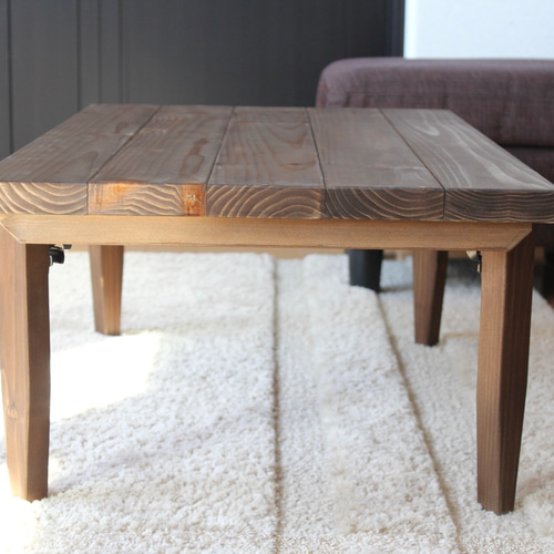 高さ調整無料 選べる8色 厚みがある天板使用 木脚の折りたたみ