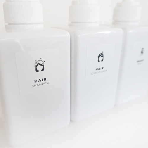 ラベル】シャンプー コンディショナー トリートメント ハンドソープ