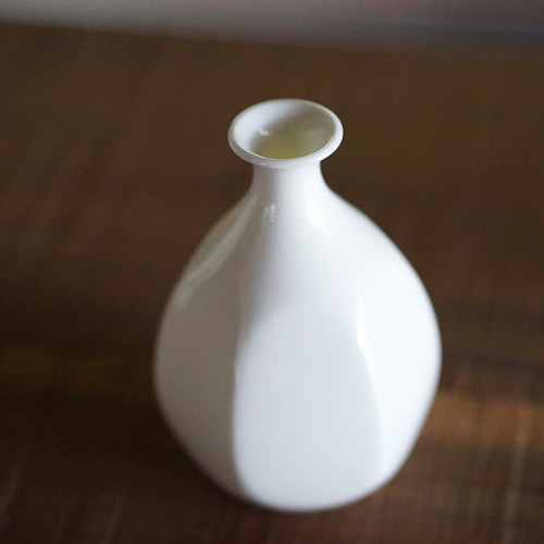 白磁 徳利 京焼 作家 林紅村 シンプル 白 陶芸 日本酒 おちょこ